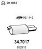 OPEL 5852345 End Silencer